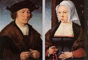 CLEVE, Joos van Portrait of a Man and Woman dfg oil painting artist